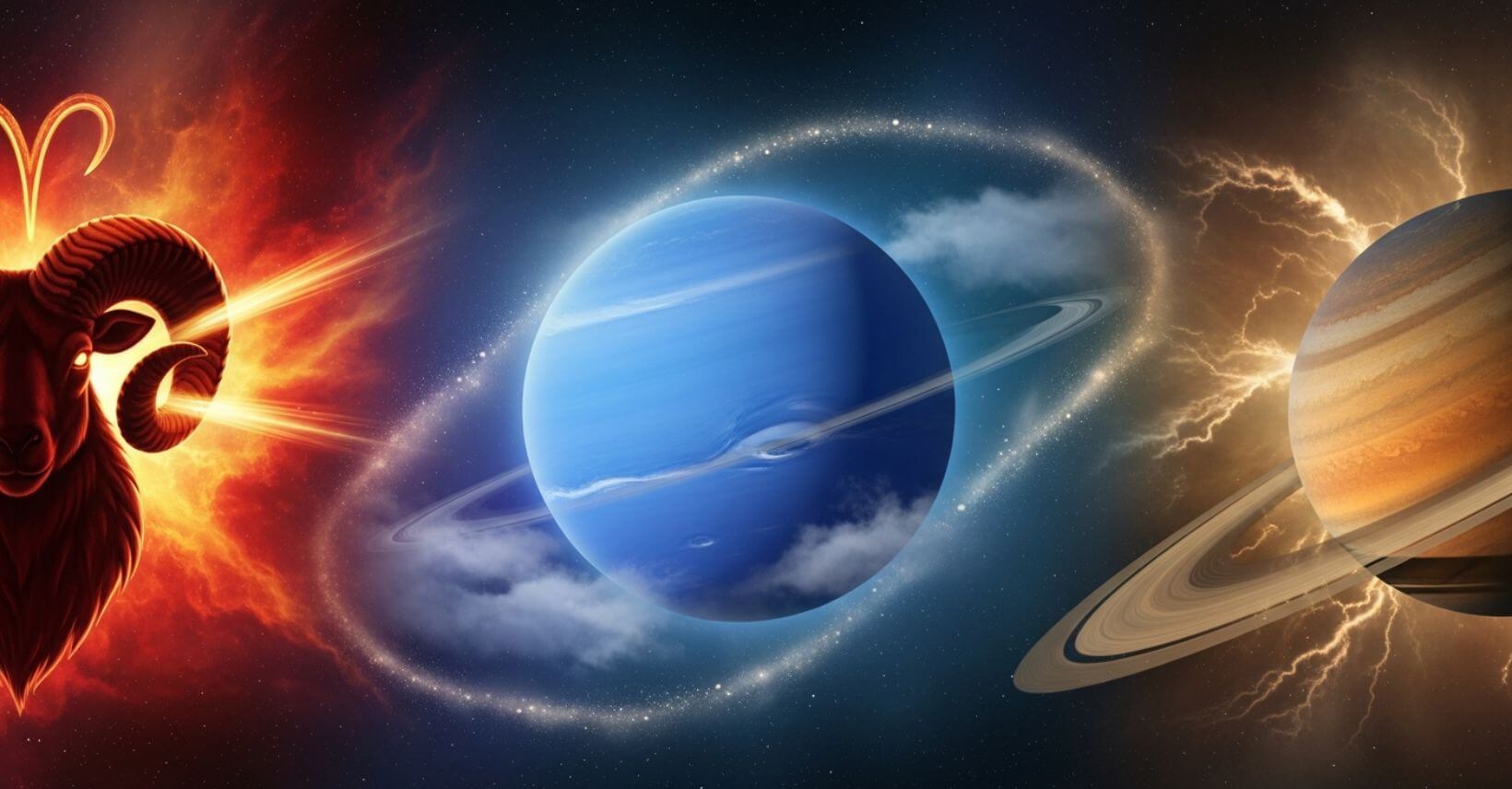 ③2026年最初の転換期、2月17日 水瓶座新月 金環日食 海王星と土星が牡羊座0度で合