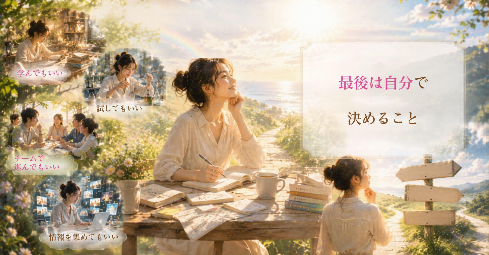 夢を育てる時間は、遠回りではない