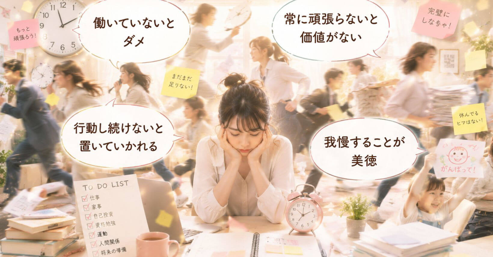 何かしていないと価値がないという刷り込み